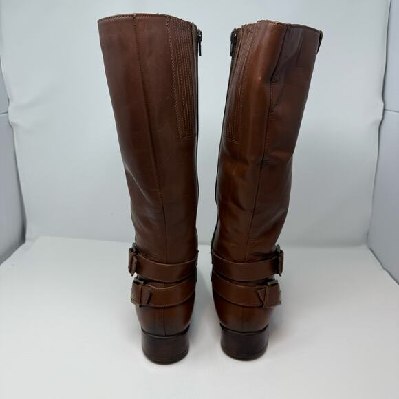 Clarks Collection Boots Women's 10M Brown Plaza Steer Riding Boot Leather - Picture 7 of 16